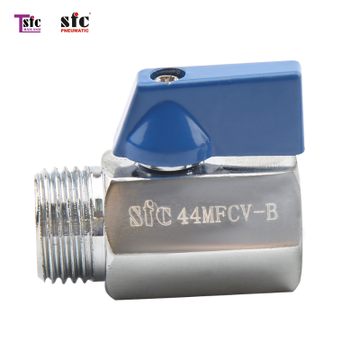 ก๊อกบอลวาล์วสแตนเลส หกเหลี่ยม เกลียวนอก x ใน