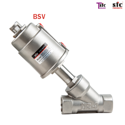 2/2 WAY PISTON-OPERATED ANGLE-SEAT VALVE