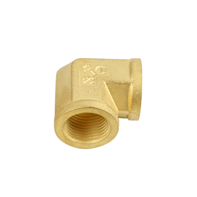 ฟิตติ้งทองเหลือง ข้องอ 90 องศา เกลียวใน x ใน
