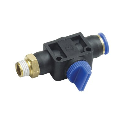 ฟิตติ้งแฮนววาล์ว เสียบสาย เกลียวนอก